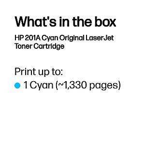 HP 201A (CF401A) Toner Cartridge, Cyan - Image 3