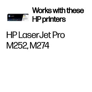 HP 201A (CF402A) Toner Cartridge, Yellow - Image 2