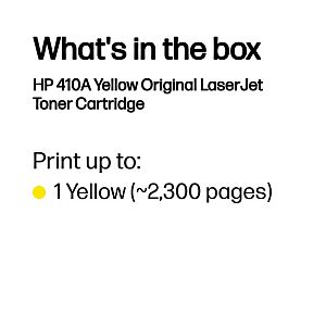 HP 410A (CF412A) Toner Cartridge, Yellow - Image 4
