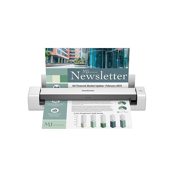 img812539 Brother DS-740D Portable Document Scanner, A4 Colour 30 ppm, USB - Image 1