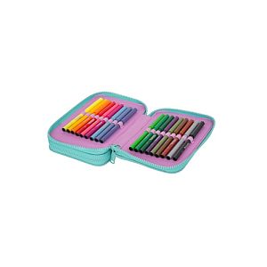 Double decker school pencil case with equipment Coolpack Jumper 2 Happy donuts - Image 3
