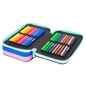 Triple decker pencil case with equipment CoolPack Jumper 3 TENNIS STAR - Image 4