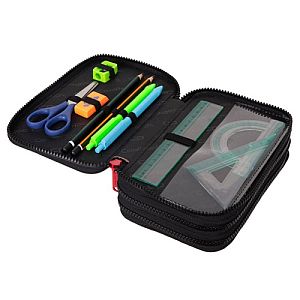 Triple decker pencil case with equipment CoolPack Jumper 3 BEAR - Image 2