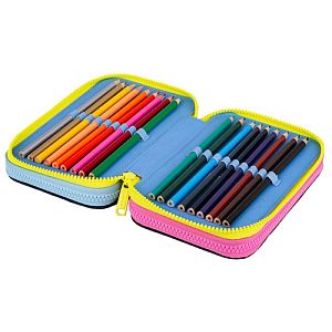 Triple decker pencil case with equipment CoolPack Jumper 3 IN THE GARDEN - Image 3