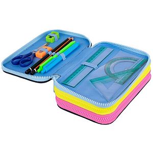 Triple decker pencil case with equipment CoolPack Jumper 3 IN THE GARDEN - Image 2