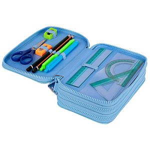 Triple decker pencil case with equipment CoolPack Jumper 3 DAISY SUN - Image 2