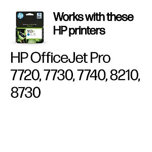 HP 953XL (F6U16AE) Ink Cartridge, Cyan - Image 2
