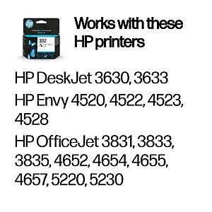 HP 302 Tri-color (F6U65AE) Ink Cartridge, CMY - Image 2