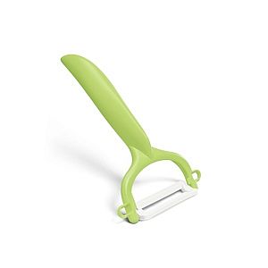 Kyocera FK140CP10NGR SANTOKU KNIFE and PEELER Set, knife (14 cm blade) and peeler, Green - Image 4