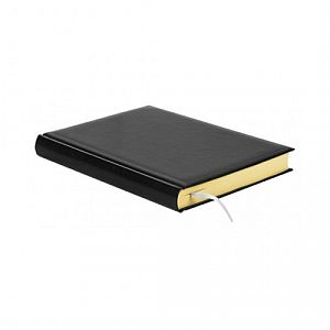 Planning notebook Forpus, A5/360,  PVC cover, Black, Yellowi pages  0726-191 - Image 2