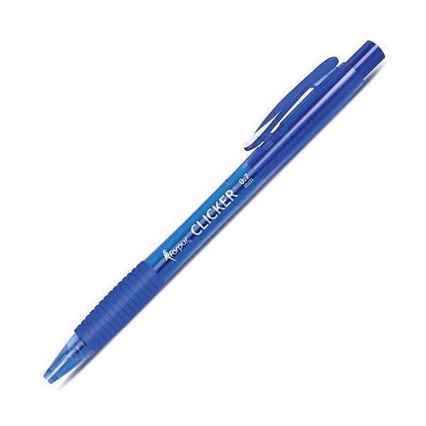 img816618 Ball pen Forpus Clicker, 0.7mm, Blue 1203-004 - Image 1