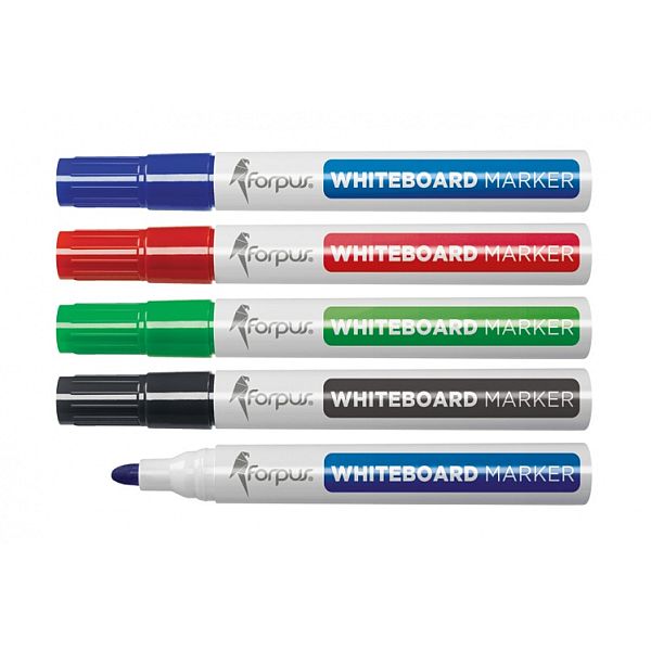 img392186 Whiteboard Marker Forpus 1-3 mm, round head, red 1215-003 - Image 1
