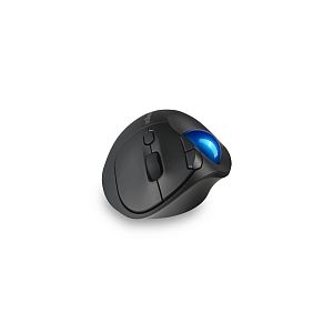 Kensington ProFit Ergo TB450 Trackball Wireless Mouse, RF Wireless + Bluetooth, 1600 DPI, Black/Blue - Image 4