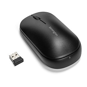 Kensington SureTrack Dual Wireless Mouse, RF Wireless + Bluetooth, 2400 DPI, Black - Image 2