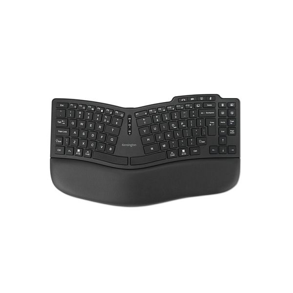 img818123 Kensington Pro Fit Ergo KB675 EQ TKL Wireless Keyboard, RF Wireless + BT, US Int, Black - Image 1