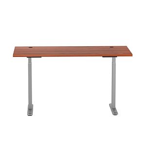 Adjustable Height Table Up Up Bjorn Gray, Table top L Dark Walnut - Image 2