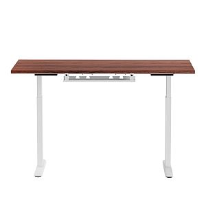 Adjustable Height Table Up Up Bjorn White, Table top L Dark Walnut - Image 3