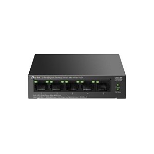 TP-Link LiteWave LS105GP 5-Port Gigabit Desktop Switch with 4-Port PoE+