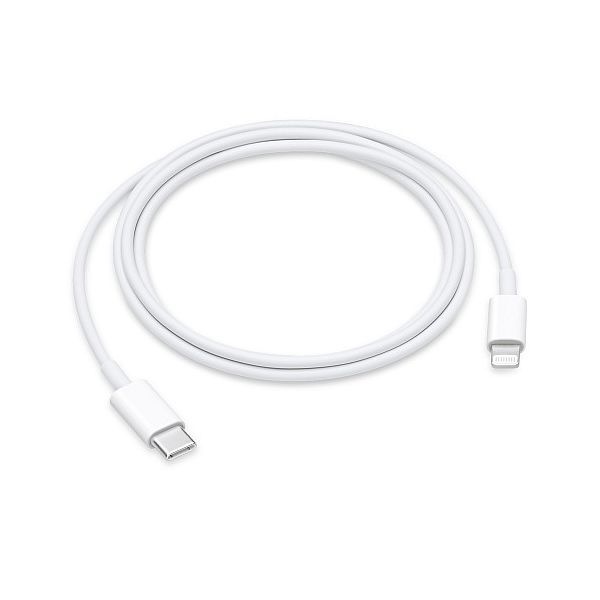 img879946 Apple USB-C Male to Lightning Male Cable 1m, White - Image 1