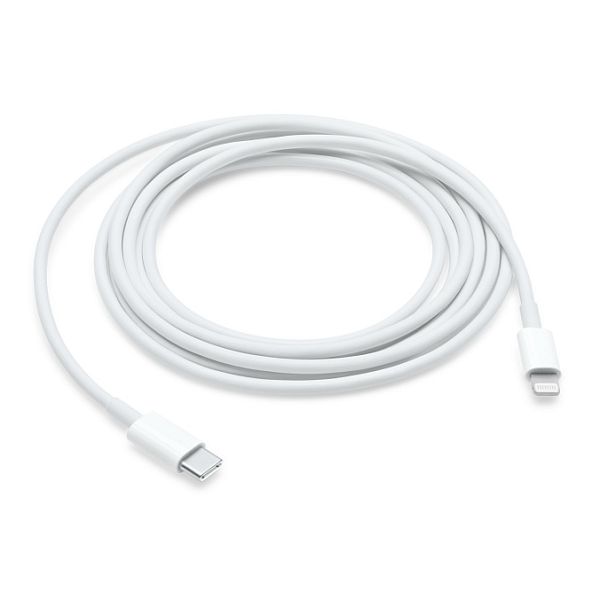 img321547 Apple USB-C Male to Lightning Male Cable 2m, White - Image 1