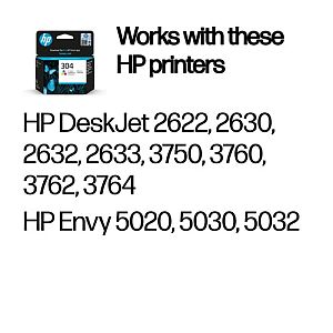 HP 304 Tri-color (N9K05AE) Ink Cartridge, CMY - Image 3