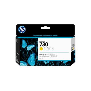 HP 730 (P2V64A) Ink Cartridge, Yellow