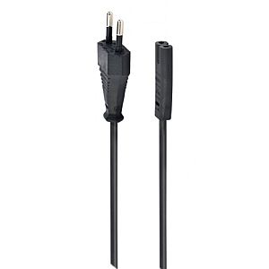 Gembird PC-184/2 Power cable, EU Power plug, 1.8m, Black - Image 2