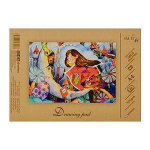 Drawing pad SMLT A4, 20sheets 120g