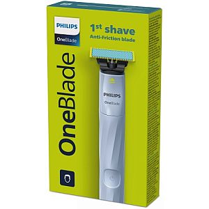 Philips OneBlade 1st Shave QP1324/20 Hair Shaver, Sky Blue - Image 2