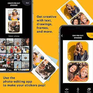 Kodak ZINK 2x3'' 50x76 mm 30 Sheets Pre-Cut Sticker Photo Paper - Image 4