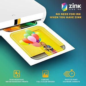 Kodak ZINK 2x3'' 50x76 mm 30 Sheets Pre-Cut Sticker Photo Paper - Image 3