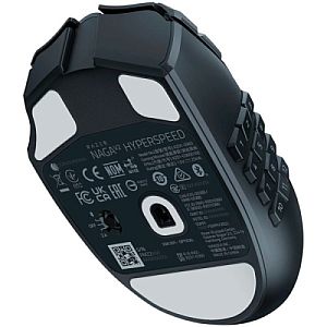 Razer Naga V2 HyperSpeed Wireless Gaming Mouse RF Wireless+Bluetooth, 30000 DPI, Black - Image 4