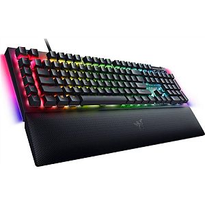 Razer BlackWidow V4 Wired Gaming keyboard, RGB LED, USB QWERTY, US, Yellow Switch, Black - Image 3