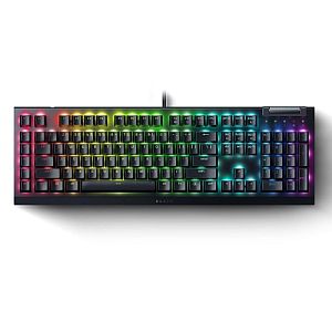 Razer BlackWidow V4 X Wired Gaming Keyboard RGB, Green Clicky Switch, US, Black
