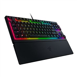 Razer Ornata V3 Tenkeyless Wired Gaming keyboard, Low-profile, RGB LED, USB QWERTY, US, Black - Image 2