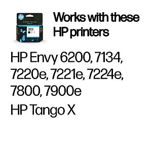 HP 303 (T6N02AE) Ink Cartridge, Black - Image 3