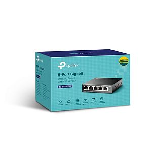 TP-Link TL-SG1005LP 5-Port Gigabit Desktop Switch with 4-Port PoE+ - Image 3