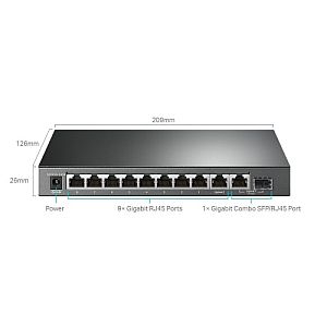 TP-Link TL-SG1210MPE 10-Port Gigabit Easy Smart Switch with 8-Port PoE+ - Image 3