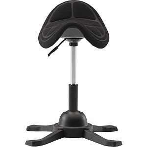 Up Up Toronto ergonomic balance stool Black, Black fabric, longer gas lift - Image 2