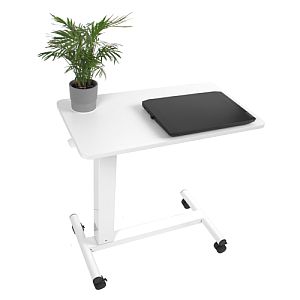 Up Up Forseti Adjustable Height Table, White - Image 3