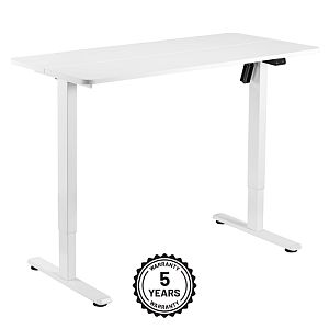 Adjustable Height Table Up Up Frigg White