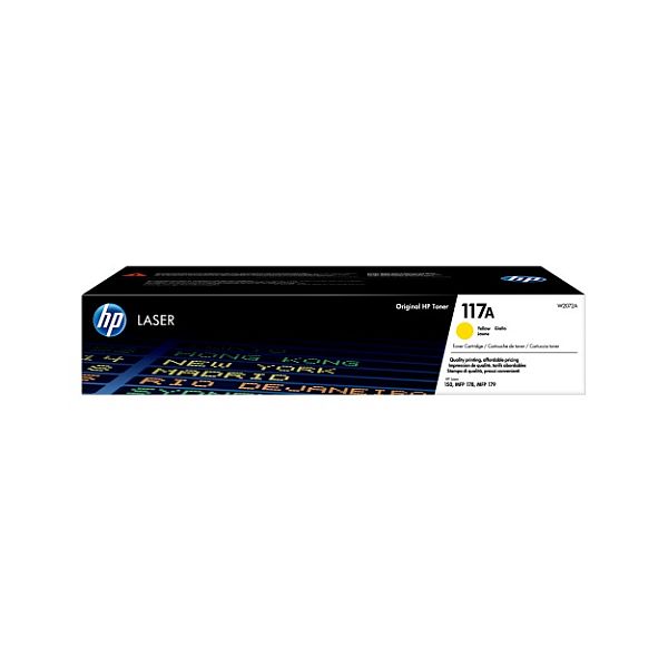 img416298 HP 117A (W2072A) Toner Cartridge, Yellow - Image 1