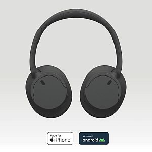 Sony WH-CH720N Noise Cancelling Wireless Headphones, Bluetooth, Black - Image 2