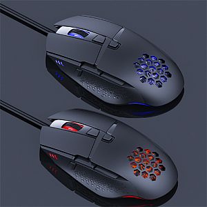 Lumi Legend WM03G-16 Wired Mouse, USB Type-A, Optical, 7200 DPI, Juoda