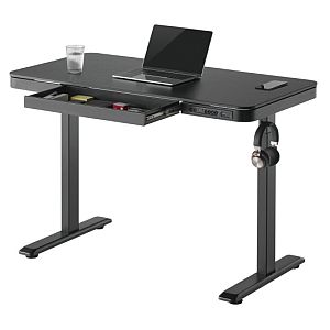 Adjustable Height Table Up Up Balder II Black